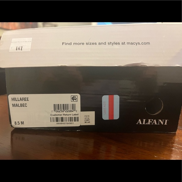 Alfani Womens Hillaree Malbec Mary Jane Pump Size 8.5 with Box - Picture 12 of 12